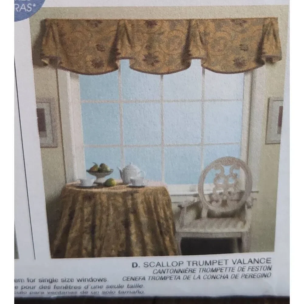 McCall's M5286 Valances 4 Styles Home Dec in a Sec Sewing Patterns UNCUT